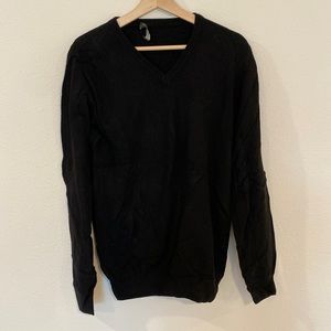 Black cashmere sweater